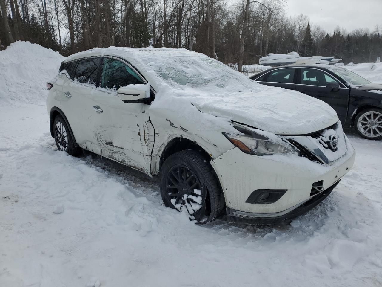 2017 Nissan Murano VIN 5N1AZ2MH3HN157599 Copart auction photo, front end / side damage thumbnail 4
