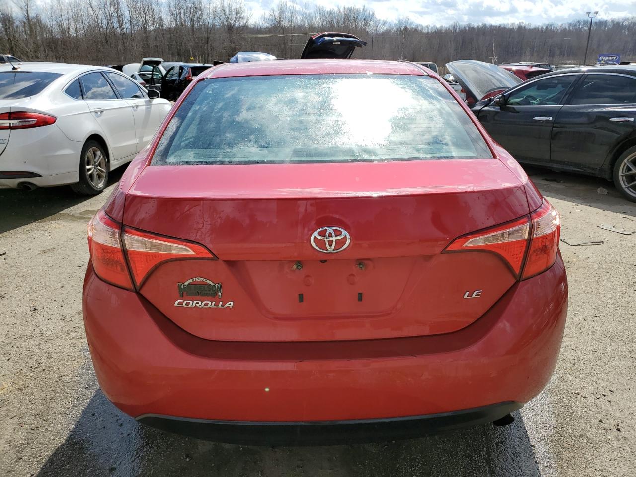 2019 Toyota Corolla VIN 2T1BURHE6KC202996 Copart auction photo, front end / side damage thumbnail 6