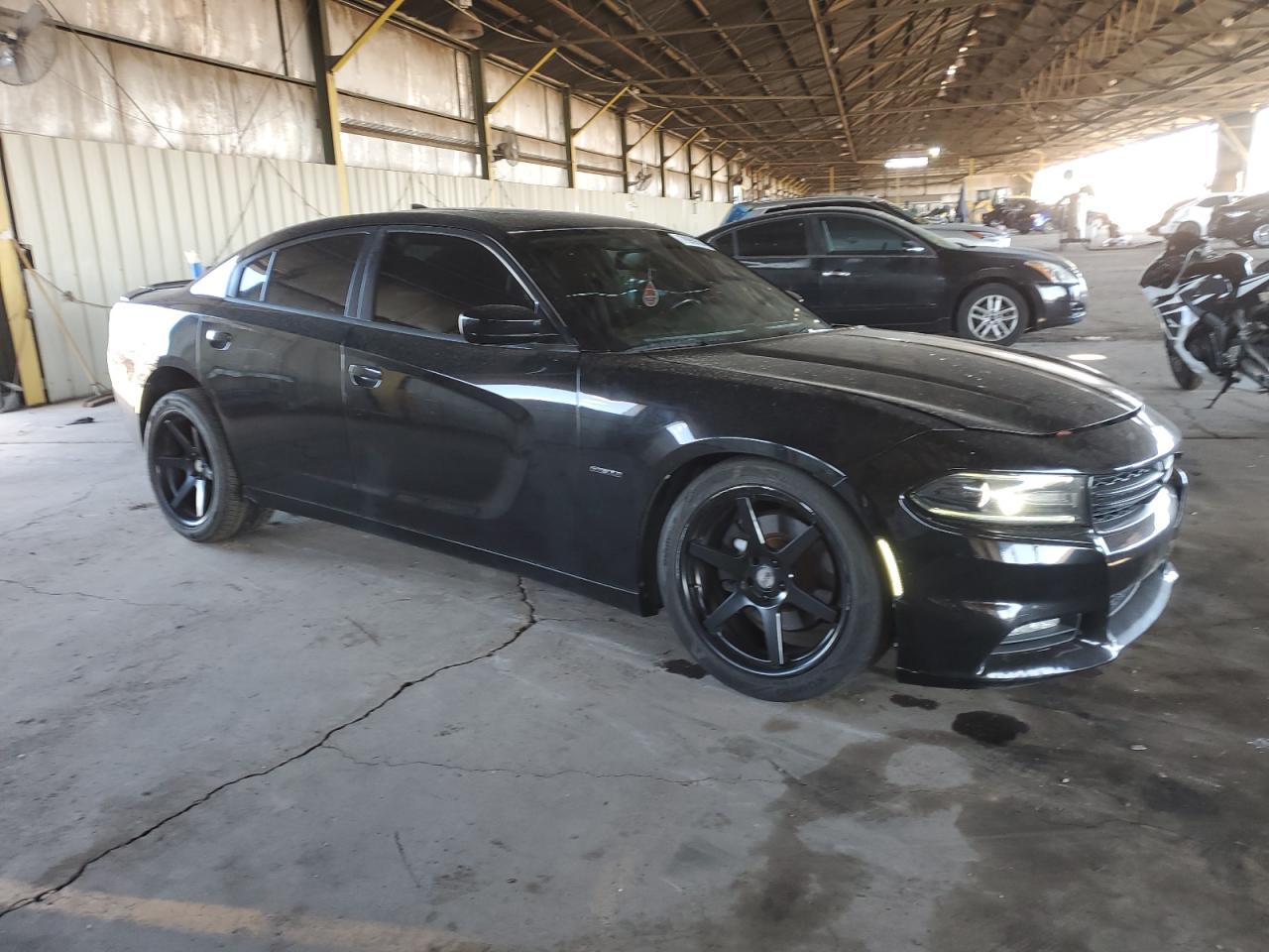 2015 Dodge Charger VIN 2C3CDXCTXFH731916 Copart auction photo, front end damage thumbnail 4
