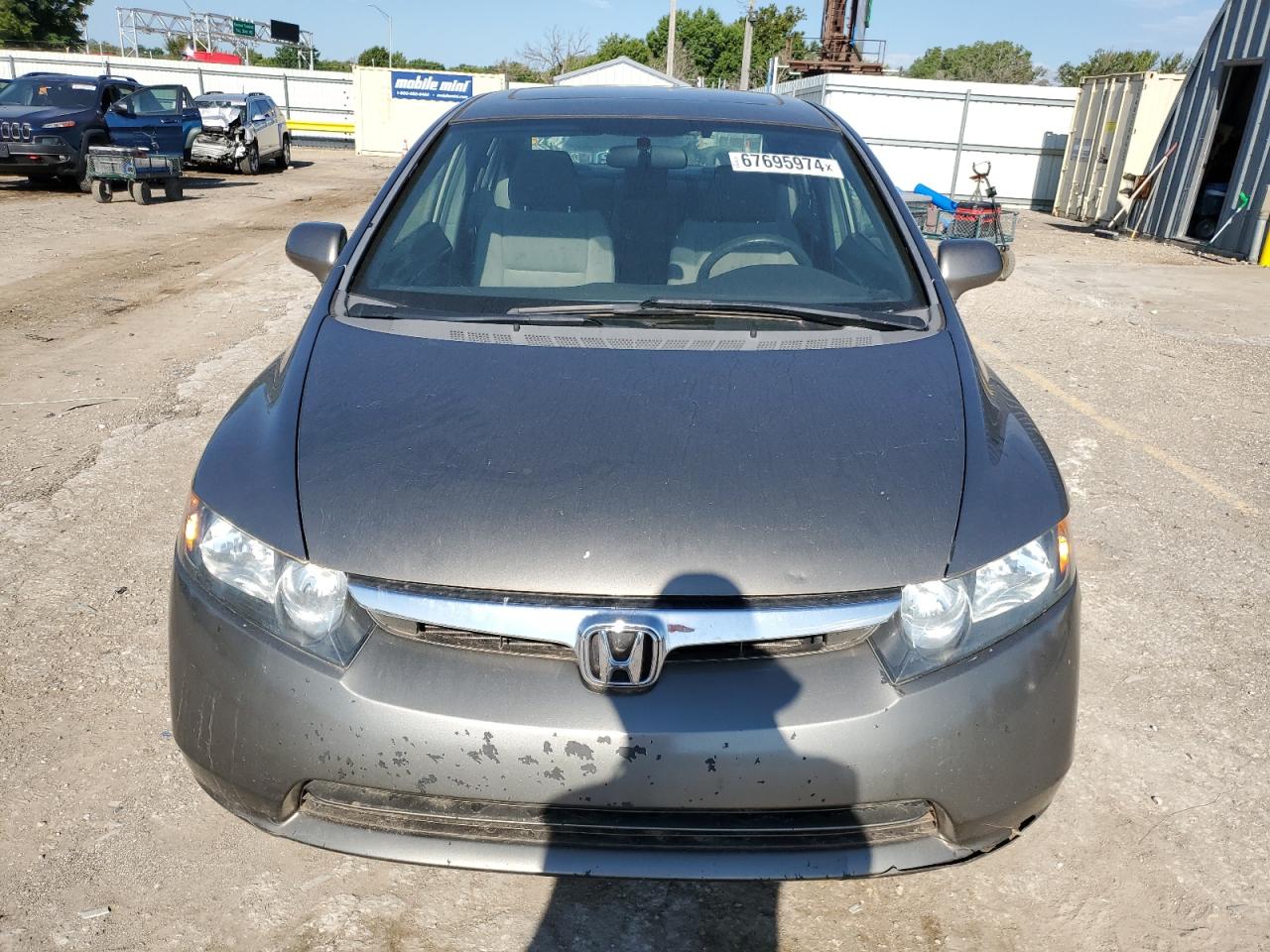 2007 Honda Civic VIN 1HGFA168X7L131506 Copart auction photo, minor dent/scratches damage thumbnail 5