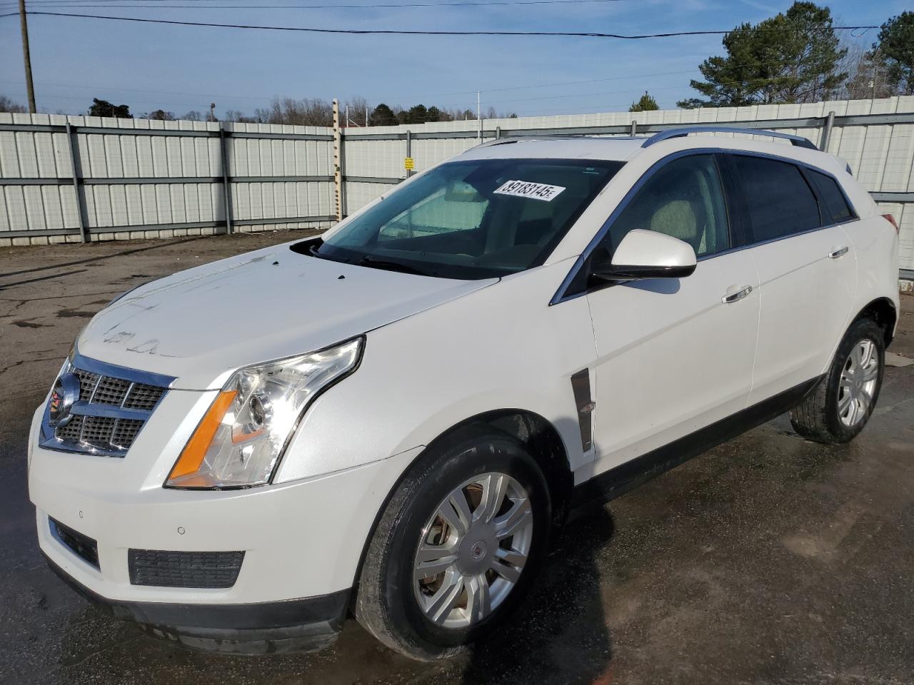 2012 Cadillac SRX VIN 3GYFNAE30CS599476