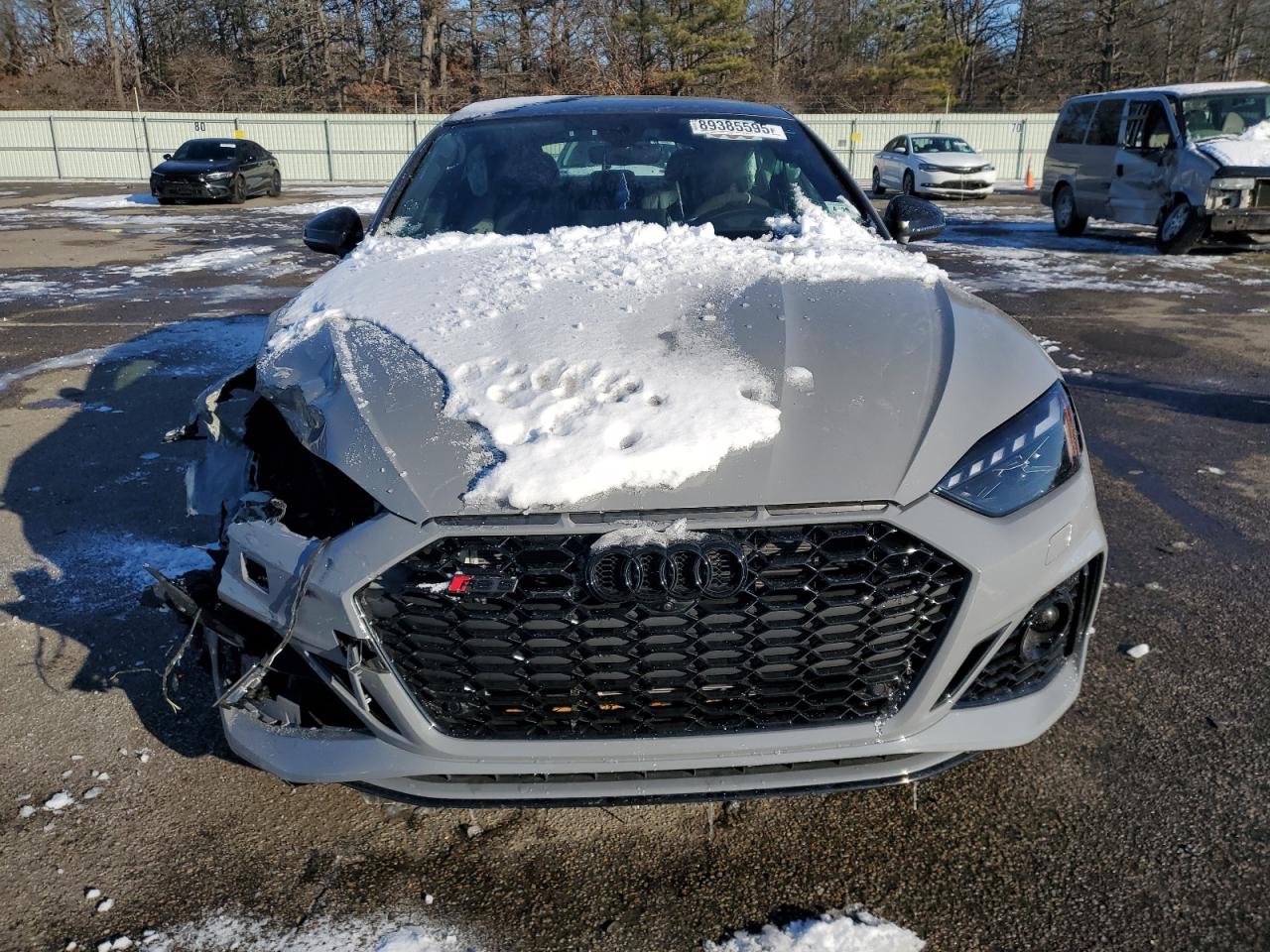 2024 Audi RS5 VIN WUAAWCF53RA900473 Copart auction photo, front end / side damage thumbnail 5