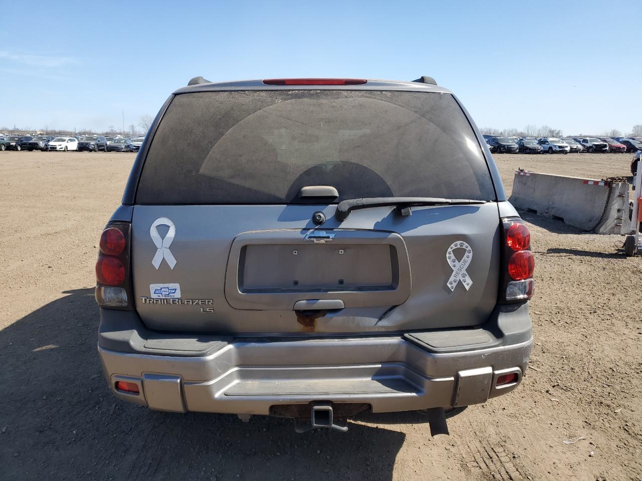 2007 Chevrolet TrailBlazer VIN 1GNDT13S672294232 Copart auction photo, front end / side damage thumbnail 6