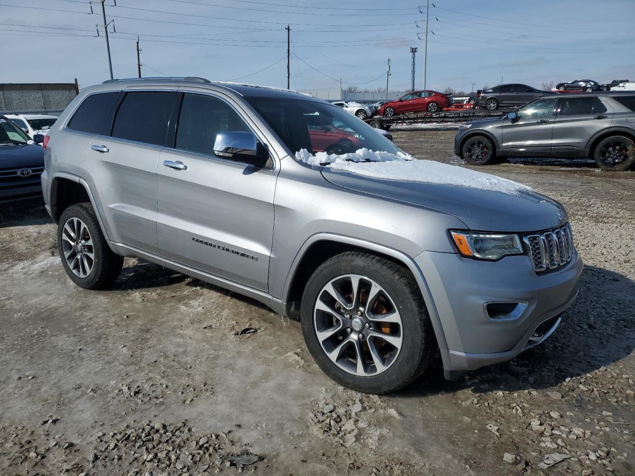 2018 Jeep Grand Cherokee VIN 1C4RJFCG1JC262769 Copart auction photo, front end / side damage thumbnail 4