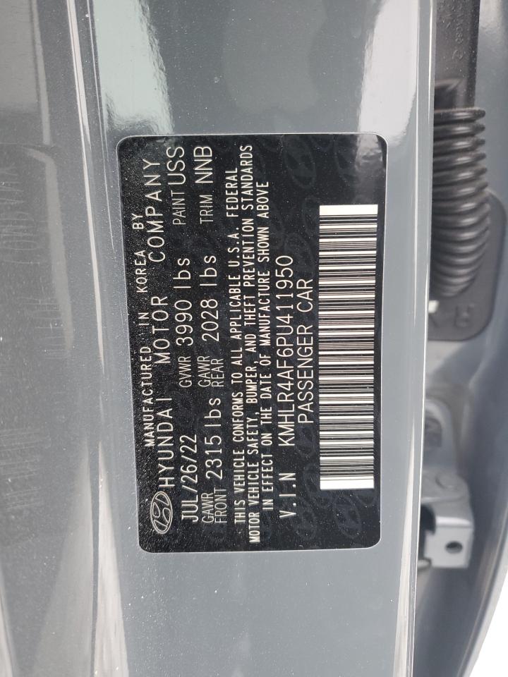 2023 Hyundai Elantra VIN KMHLR4AF6PU411950 Copart auction photo, front end / side damage thumbnail 13