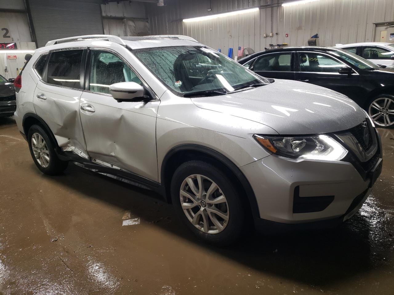 2018 Nissan Rogue VIN 5N1AT2MV5JC851770 Copart auction photo, side damage thumbnail 4