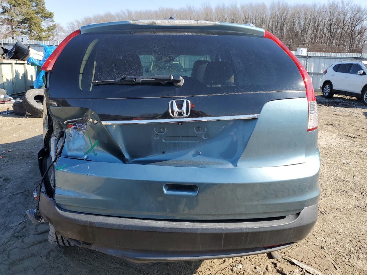 2014 Honda CR-V VIN 2HKRM3H79EH503874 Copart auction photo, rear end / side damage thumbnail 6