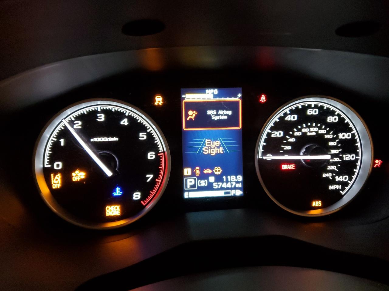2019 Subaru Forester VIN JF2SKAGC0KH515224 Copart auction photo, front end damage thumbnail 9