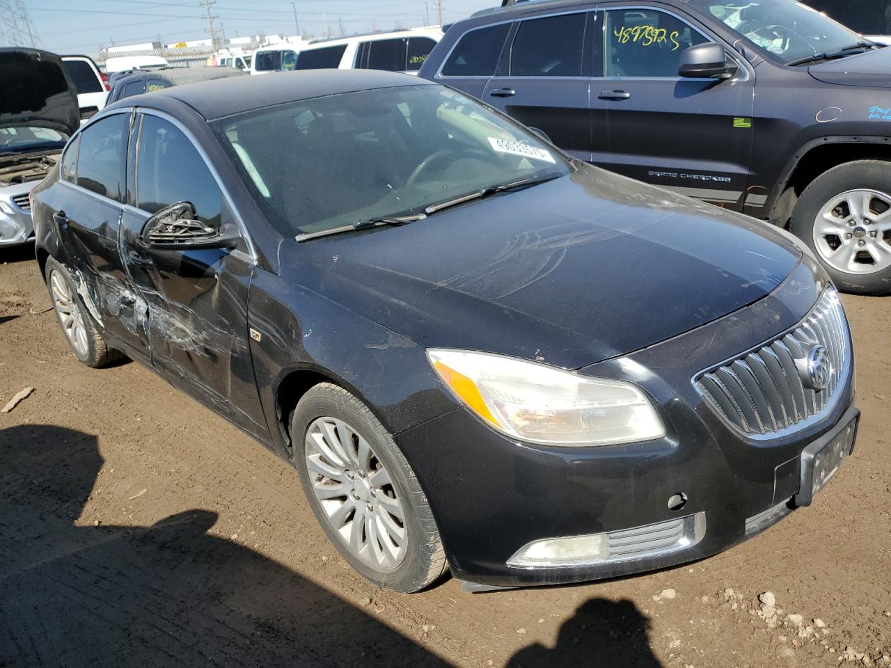 2011 Buick Regal VIN W04GR5EC5B1009773 Copart auction photo, side / minor dent/scratches damage thumbnail 4
