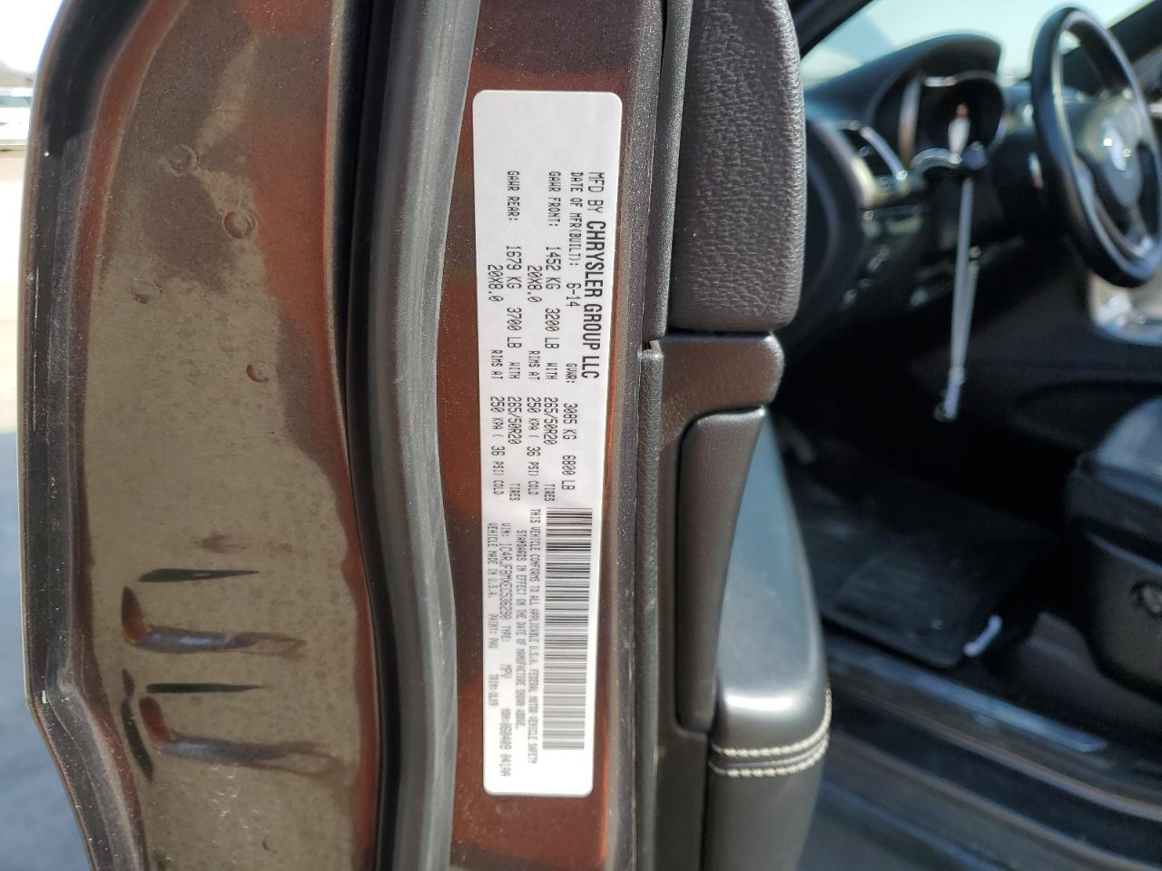 2014 Jeep Grand Cherokee VIN 1C4RJFBMXEC536290 Copart auction photo, minor dent/scratches damage thumbnail 13