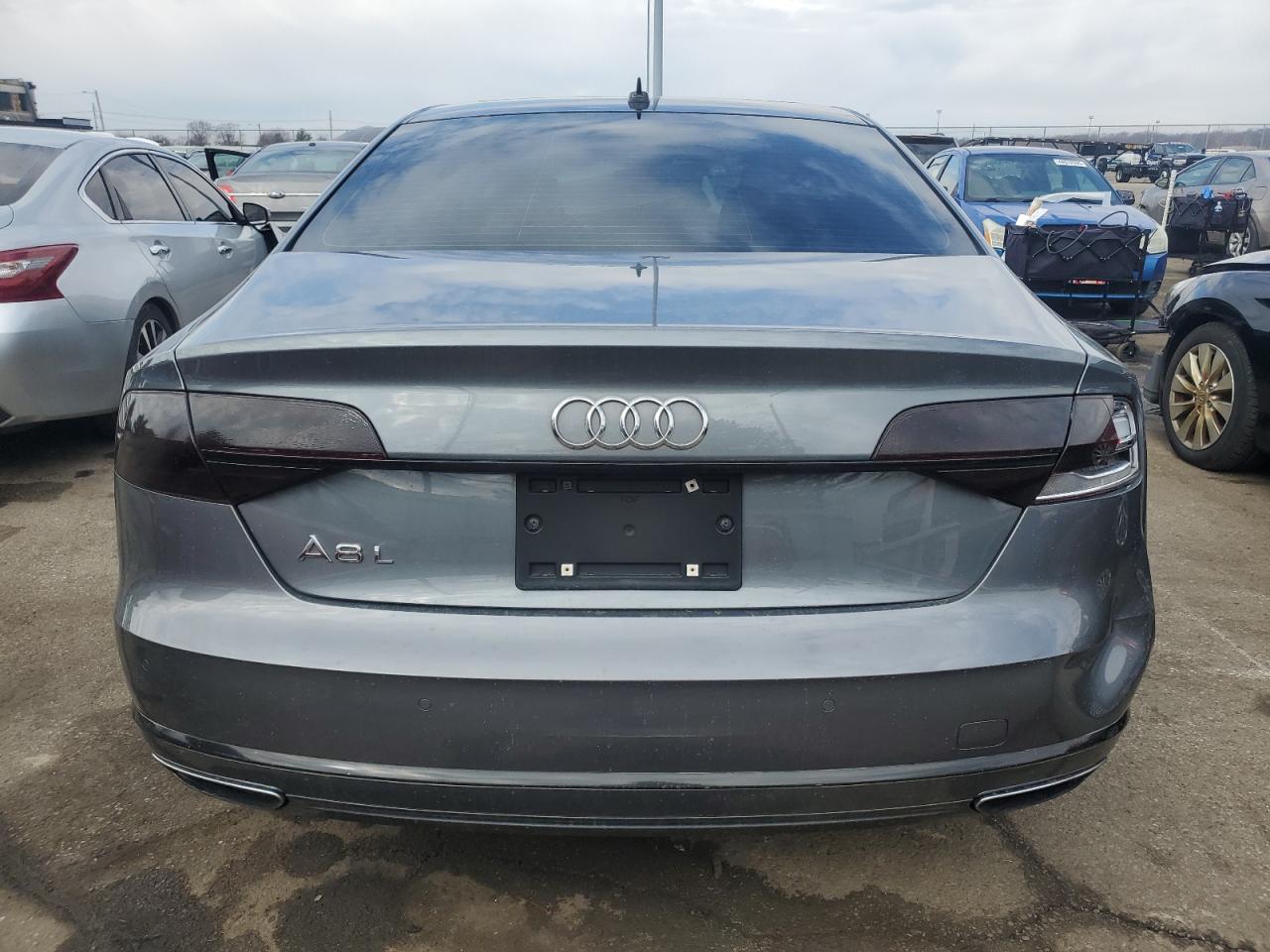 2015 Audi A8 VIN WAU3GAFD0FN001327 Copart auction photo, front end damage thumbnail 6