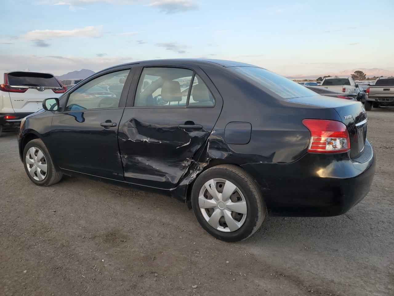 2007 Toyota Yaris VIN JTDBT923171082448 Copart auction photo, side damage thumbnail 2