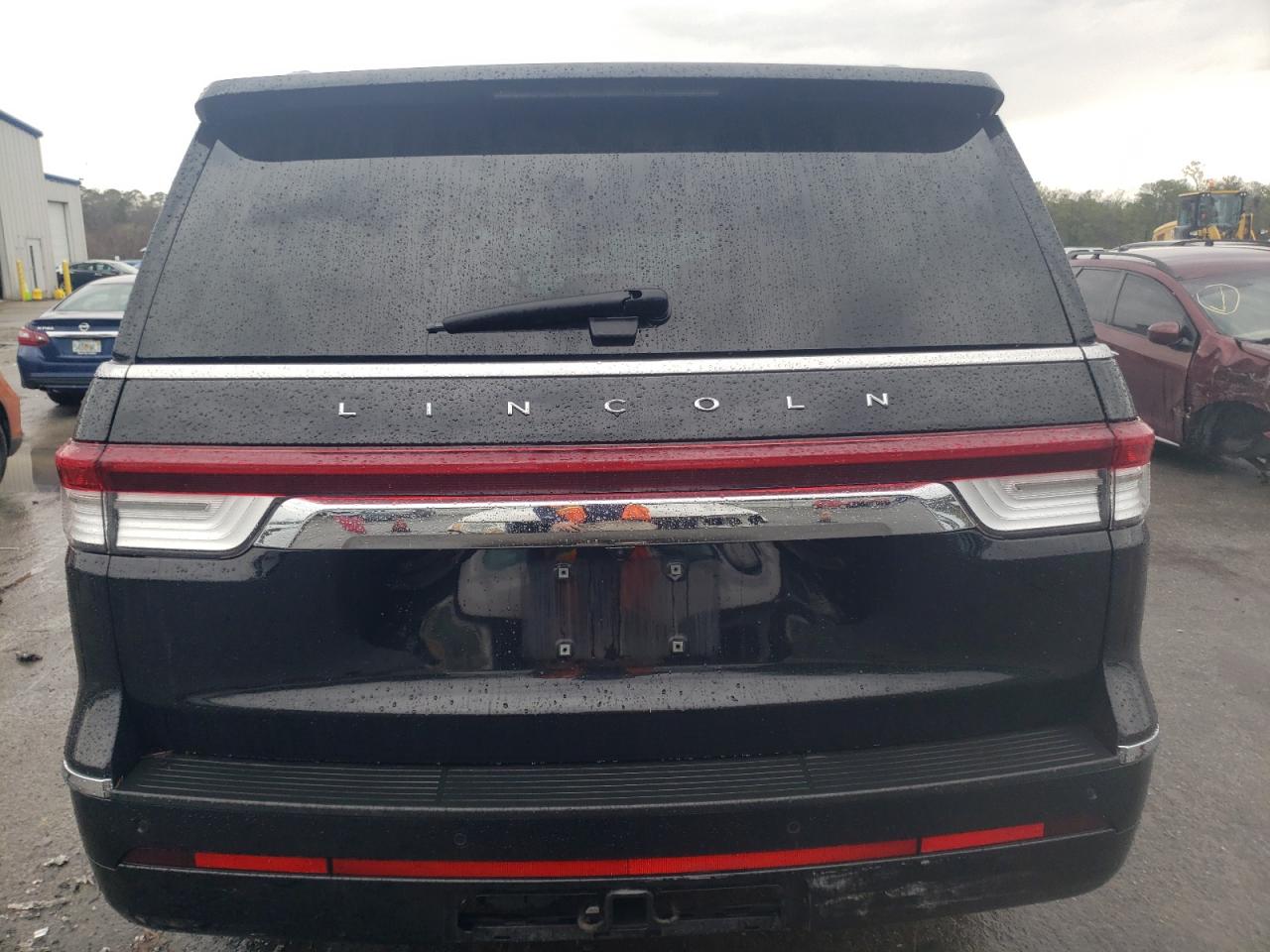 2022 Lincoln Navigator VIN 5LMJJ3NT5NEL05163 Copart auction photo, front end / side damage thumbnail 6
