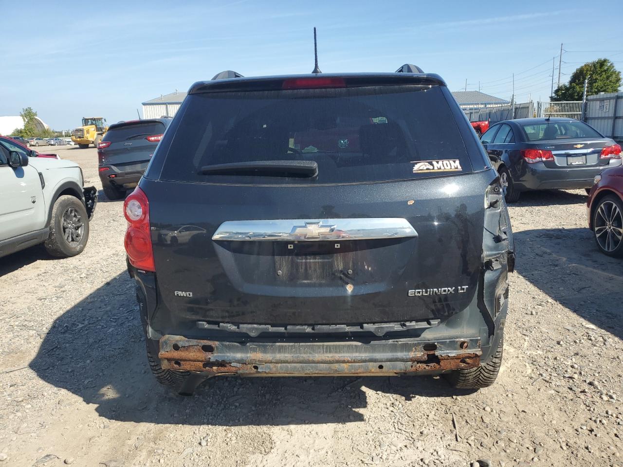2014 Chevrolet Equinox VIN 2GNFLGEK4E6257821 Copart auction photo, rear end / side damage thumbnail 6