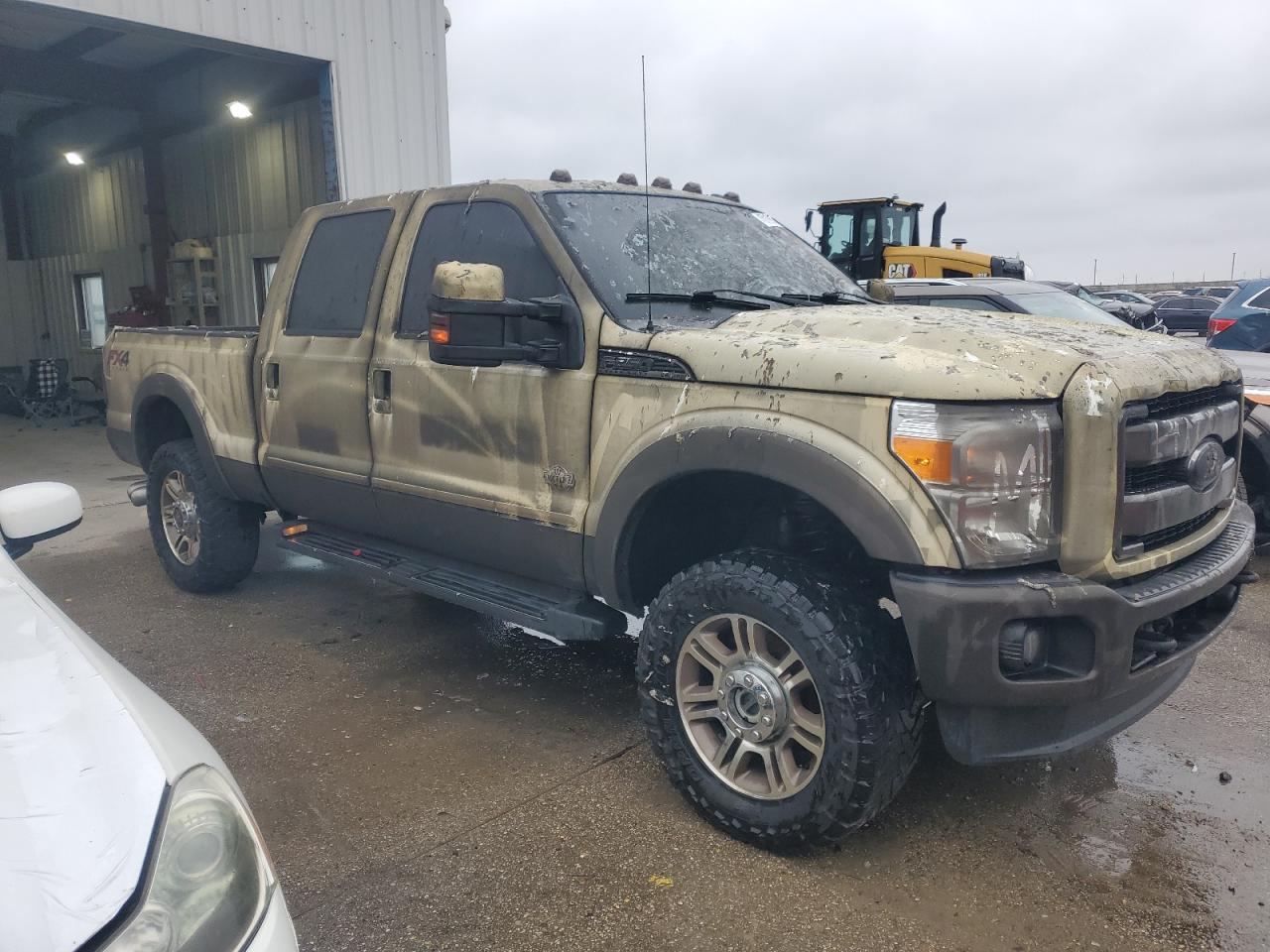 2016 Ford F250 VIN 1FT7W2BTXGEC49290 Copart auction photo, burn damage thumbnail 4