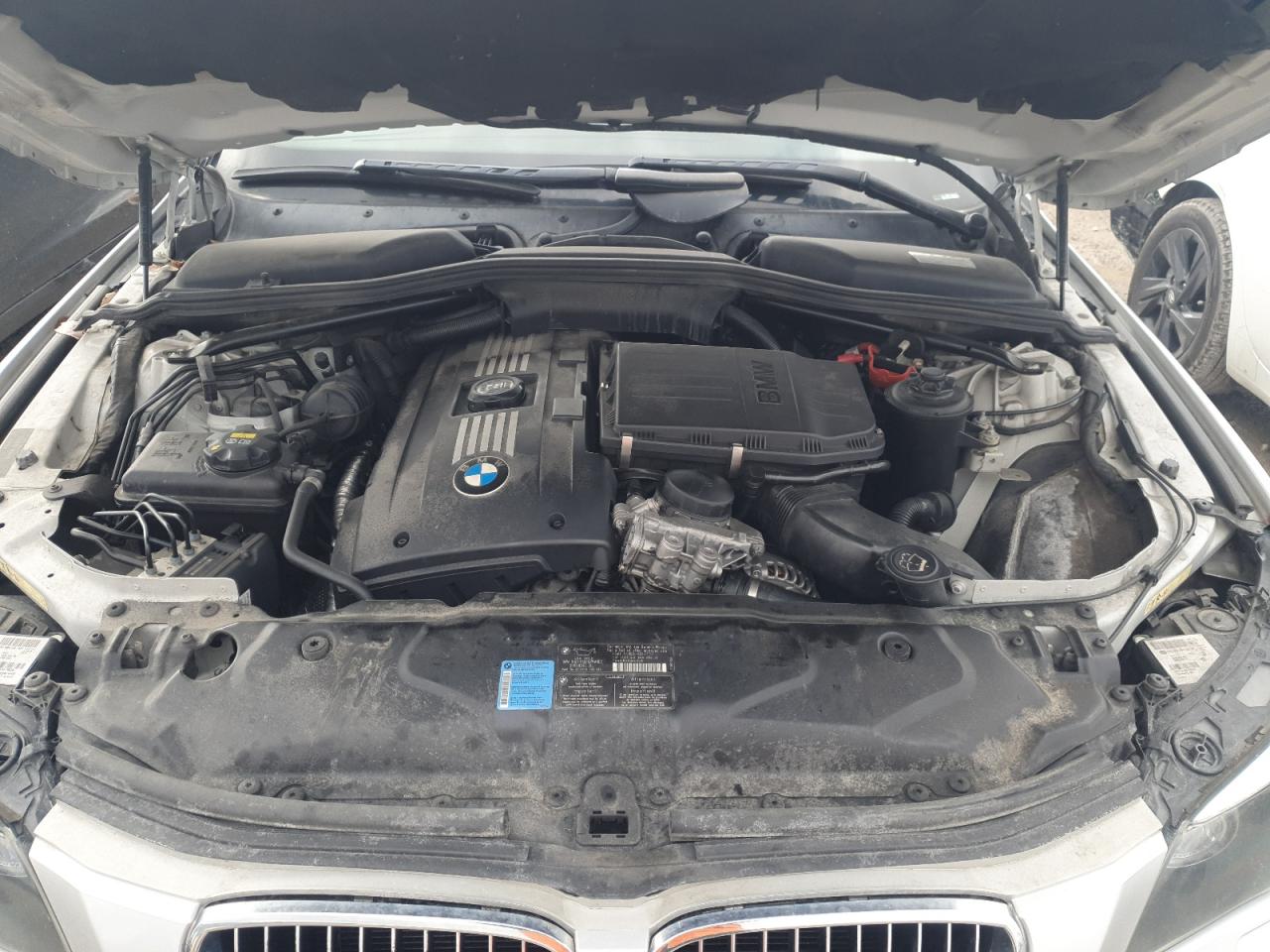 2009 BMW 5er VIN WBAPT73549CX02482 Copart auction photo, mechanical damage thumbnail 11