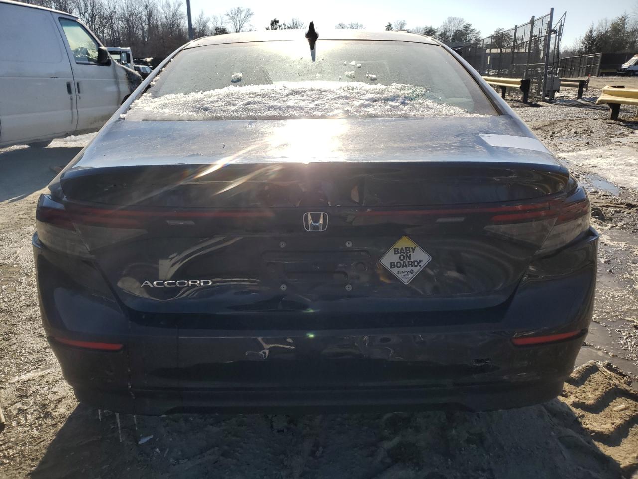 2023 Honda Accord VIN 1HGCY1F23PA016767 Copart auction photo, rear end damage thumbnail 6