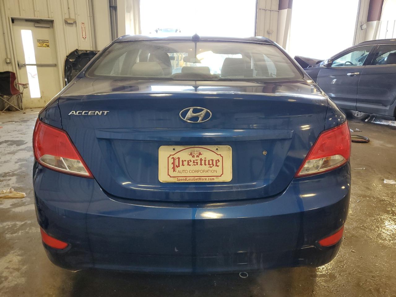 2016 Hyundai Accent VIN KMHCT4AE0GU966000 Copart auction photo, front end damage thumbnail 6