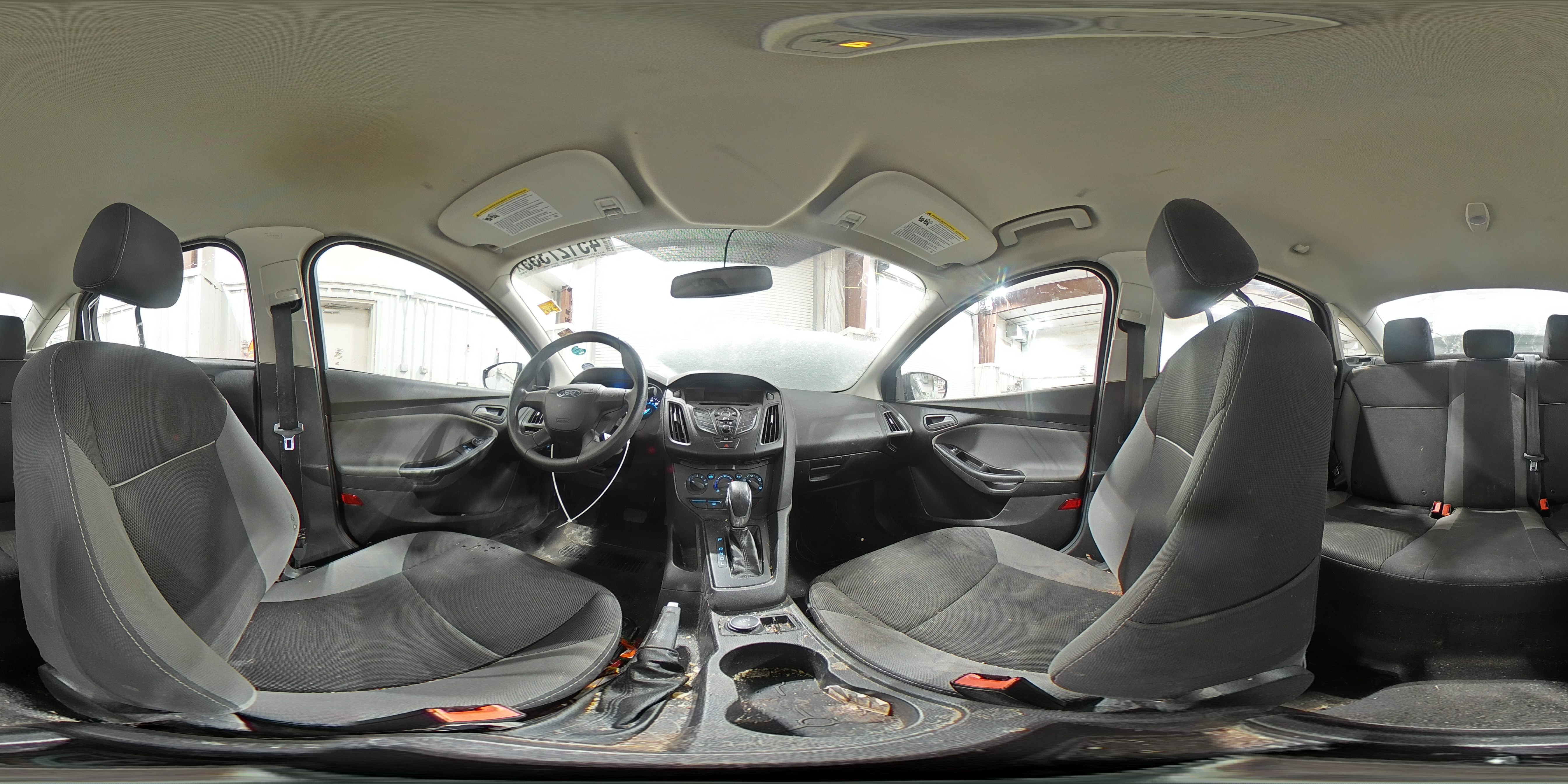 2014 Ford Focus VIN 1FADP3E21EL360916 Copart auction photo, rear end / front end damage thumbnail 12