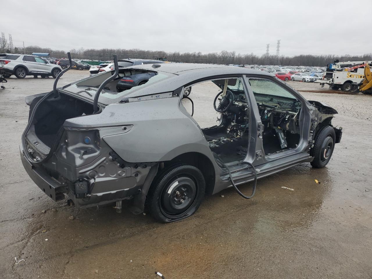 2019 Nissan Maxima VIN 1N4AA6AV8KC373597 Copart auction photo, stripped damage thumbnail 3