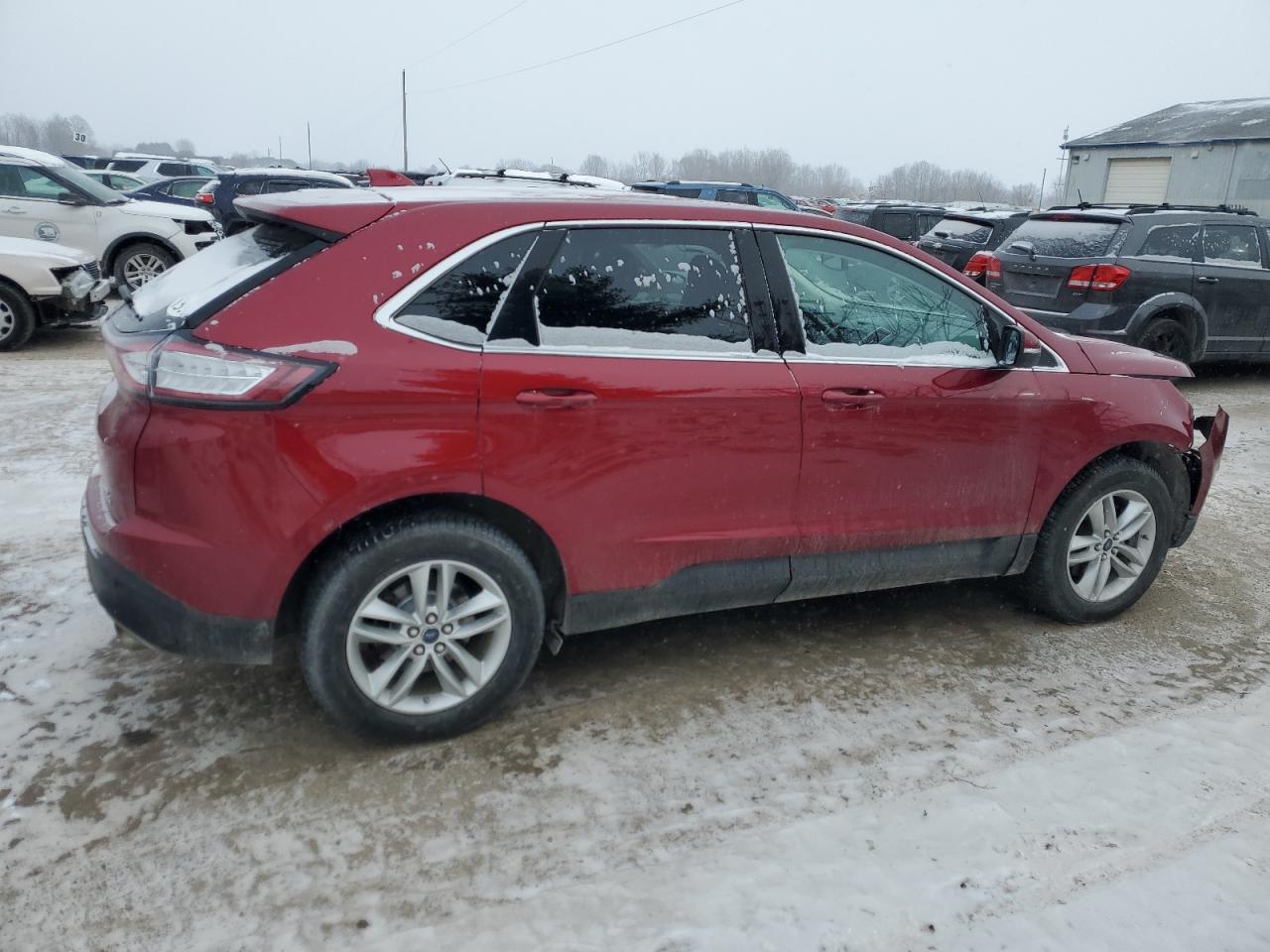 2016 Ford Edge VIN 2FMPK4J93GBC51287 Copart auction photo, front end damage thumbnail 3