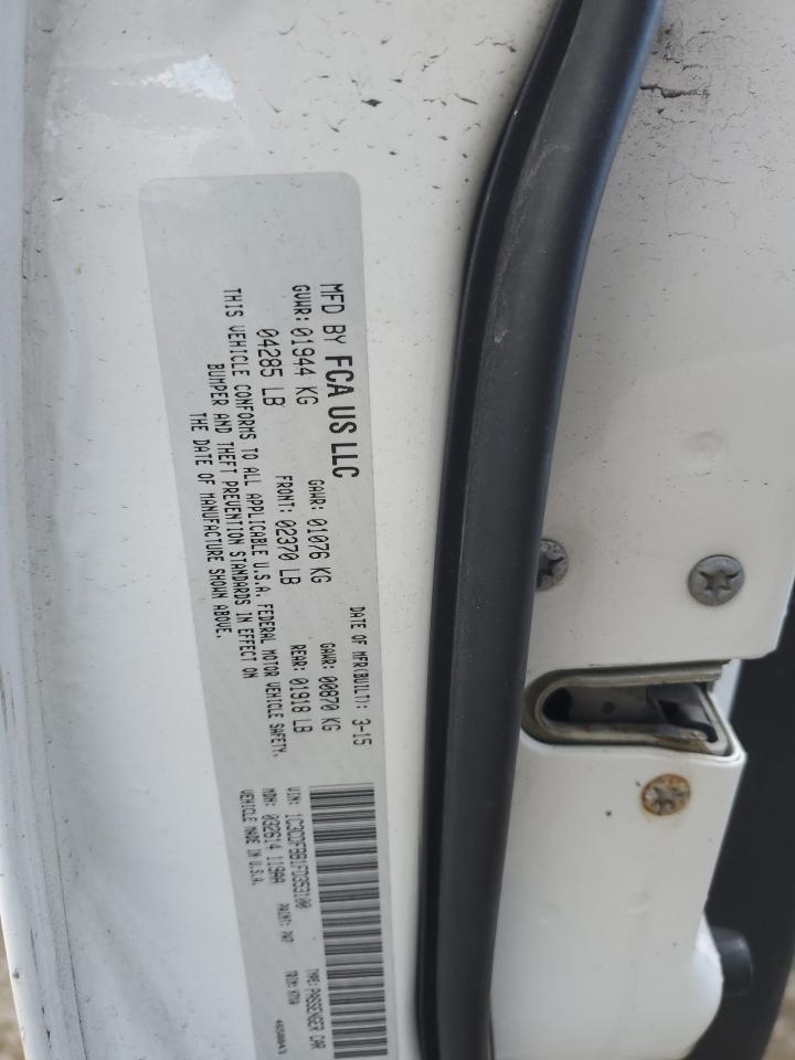 2015 Dodge Dart VIN 1C3CDFBB1FD353100 Copart auction photo, front end damage thumbnail 12