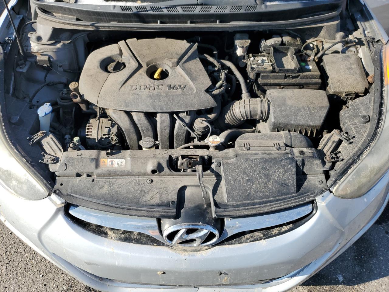 2013 Hyundai Elantra VIN 5NPDH4AE5DH300668 Copart auction photo, minor dent/scratches damage thumbnail 11