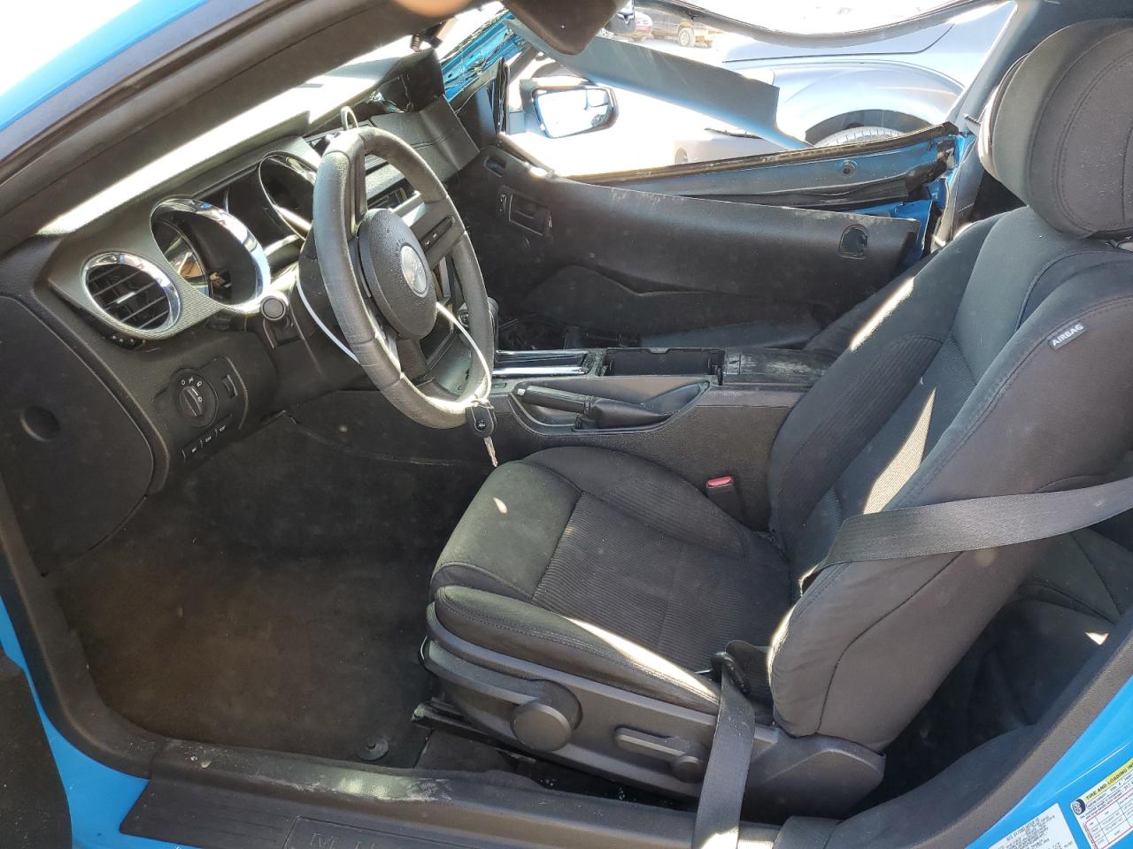 2012 Ford Mustang VIN 1ZVBP8AM3C5274446 Copart auction photo, side / front end damage thumbnail 7