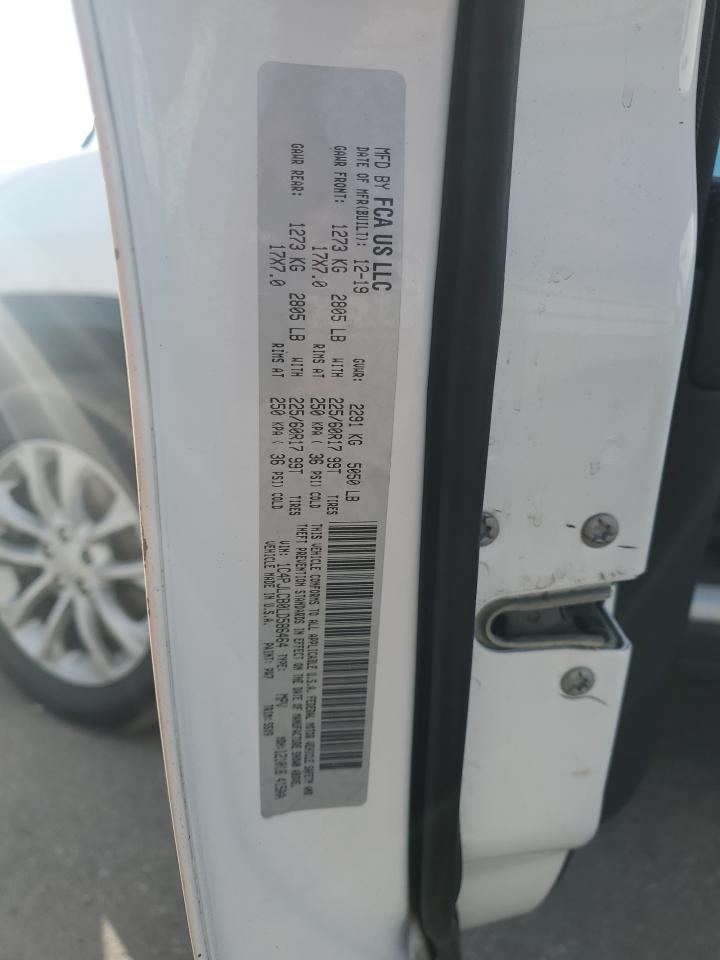 2020 Jeep Grand Cherokee VIN 1C4PJLCB0LD586464 Copart auction photo, front end damage thumbnail 15
