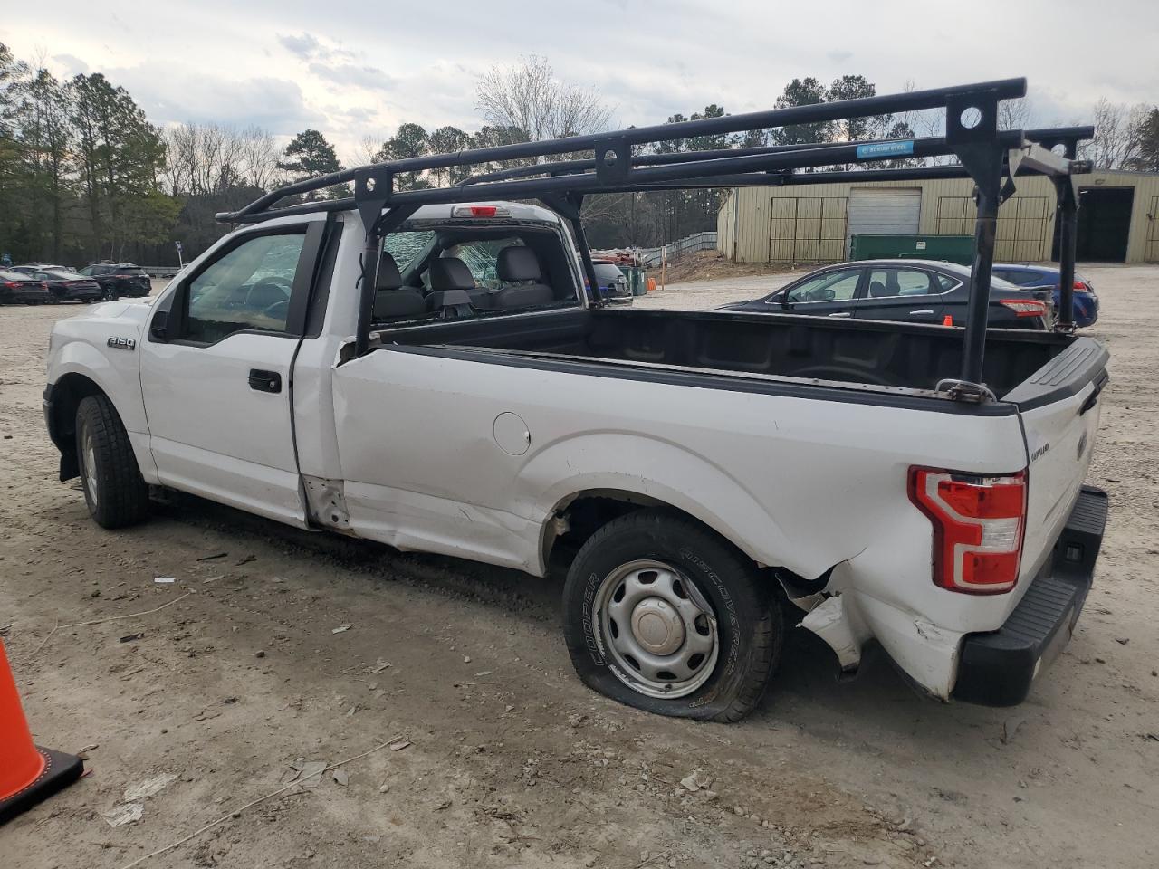 2019 Ford F-150 VIN 1FTMF1CB7KKD21883 Copart auction photo, rollover damage thumbnail 2