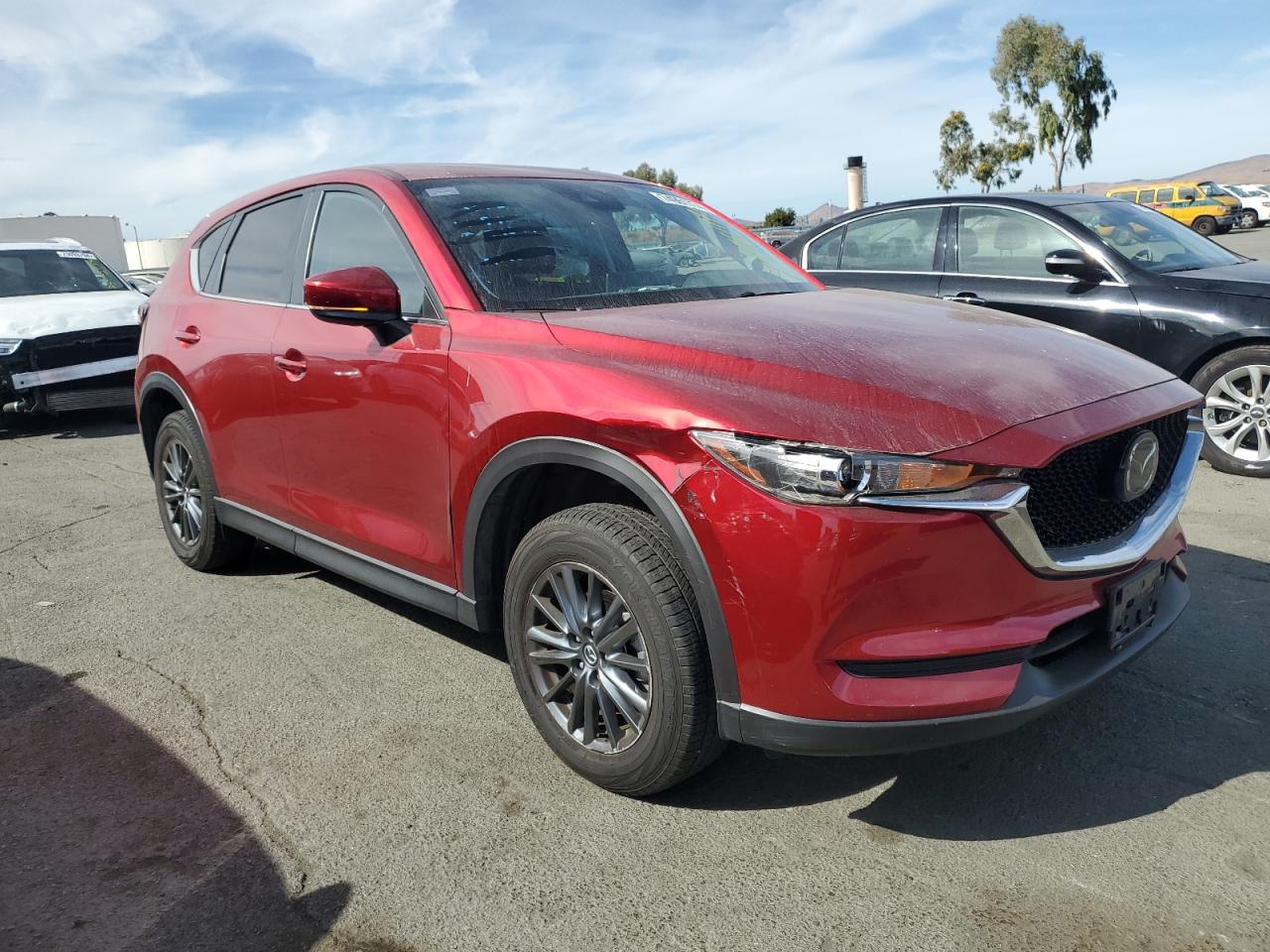 2021 Mazda CX-5 VIN JM3KFBCM9M0495166 Copart auction photo, rear end damage thumbnail 4