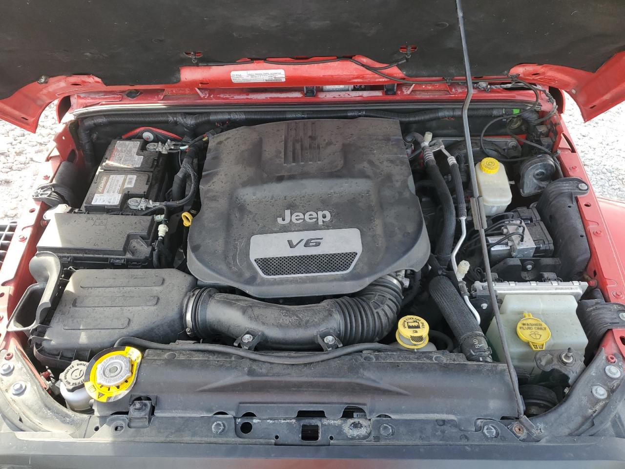 2016 Jeep Wrangler VIN 1C4HJWEG5GL308444 Copart auction photo, front end damage thumbnail 13