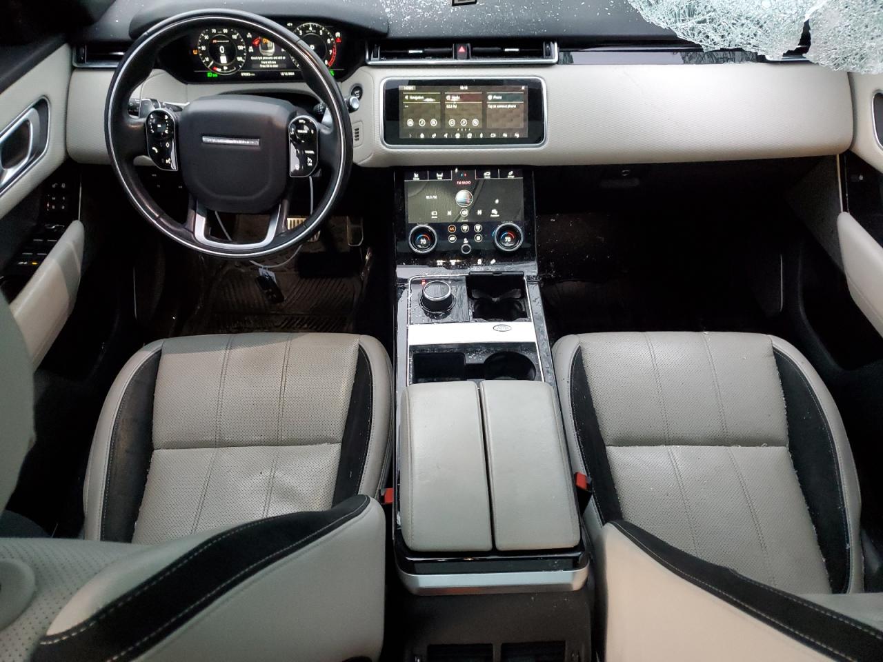 2019 Land Rover Range Rover VIN SALYL2EX6KA210250 Copart auction photo, front end / side damage thumbnail 8