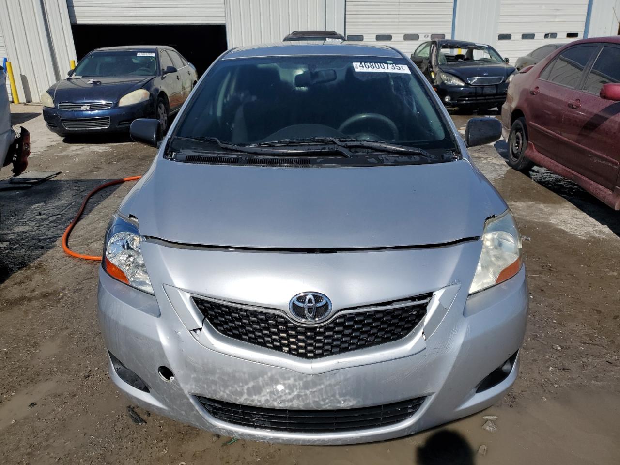 2010 Toyota Yaris VIN JTDBT4K38A4075294 Copart auction photo, front end / side damage thumbnail 5