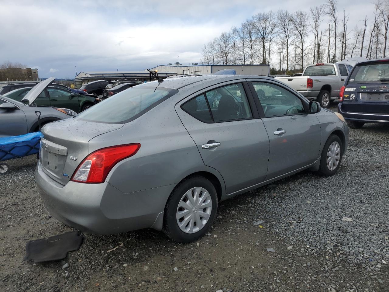 2012 Nissan Versa VIN 3N1CN7AP7CL863567 Copart auction photo, mechanical damage thumbnail 3