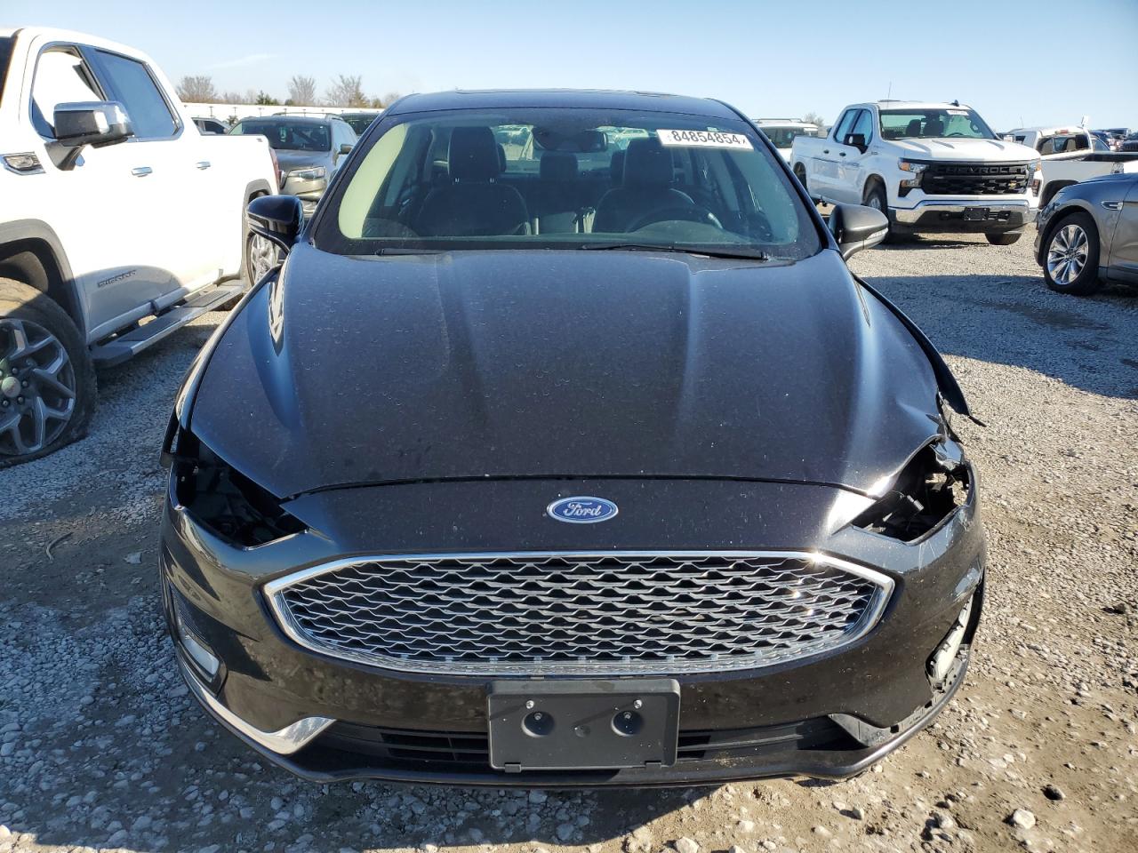 2020 Ford Fusion VIN 3FA6P0RU9LR156995 Copart auction photo, front end / mechanical damage thumbnail 5