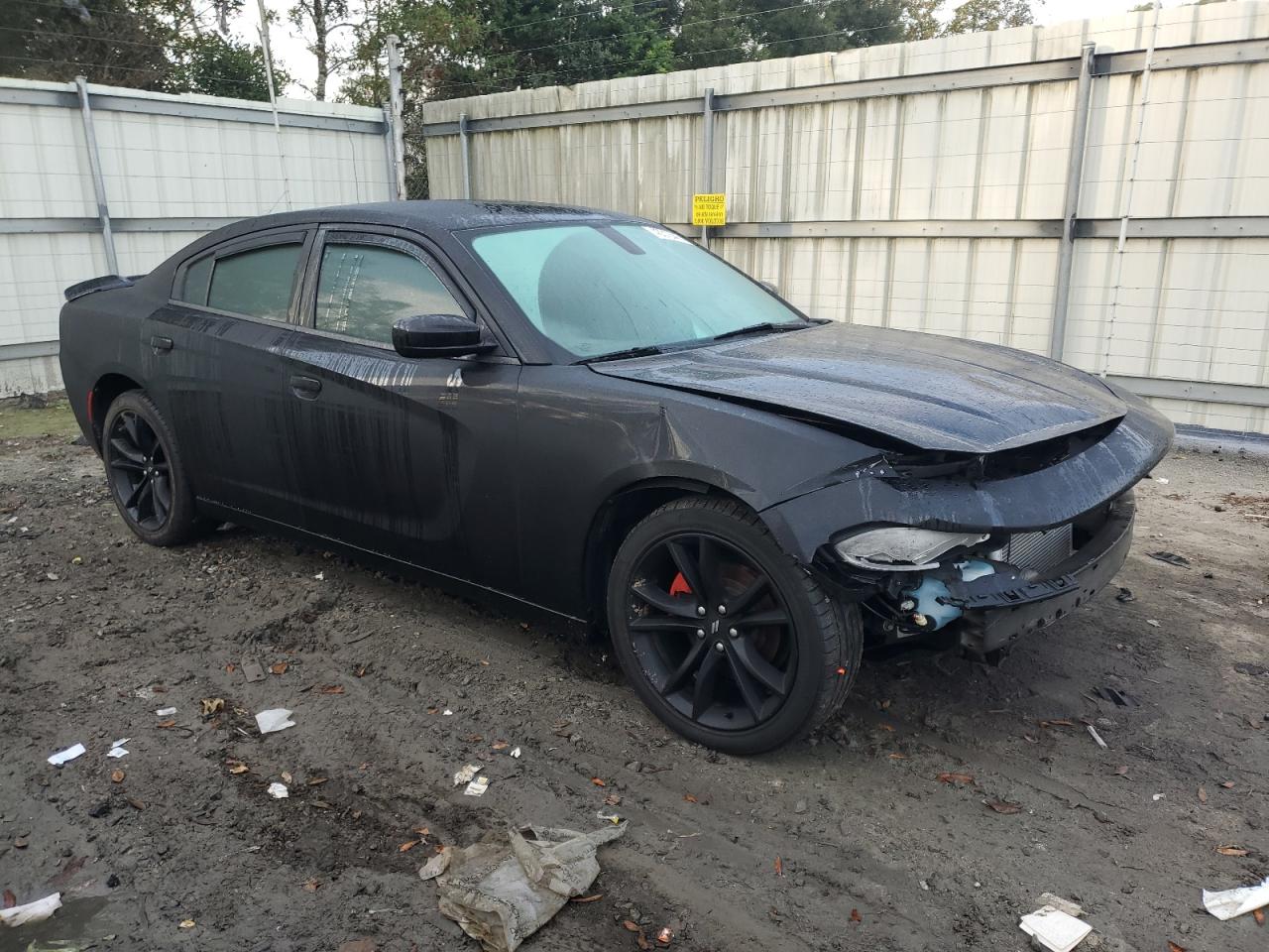 2018 Dodge Charger VIN 2C3CDXBG5JH230249 Copart auction photo, front end / side damage thumbnail 4