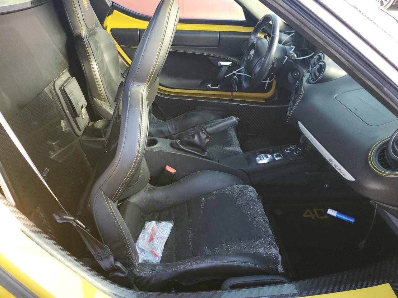 2016 Alfa Romeo 4C VIN ZARBAAB44GM181561 Copart auction photo, water/flood damage thumbnail 10