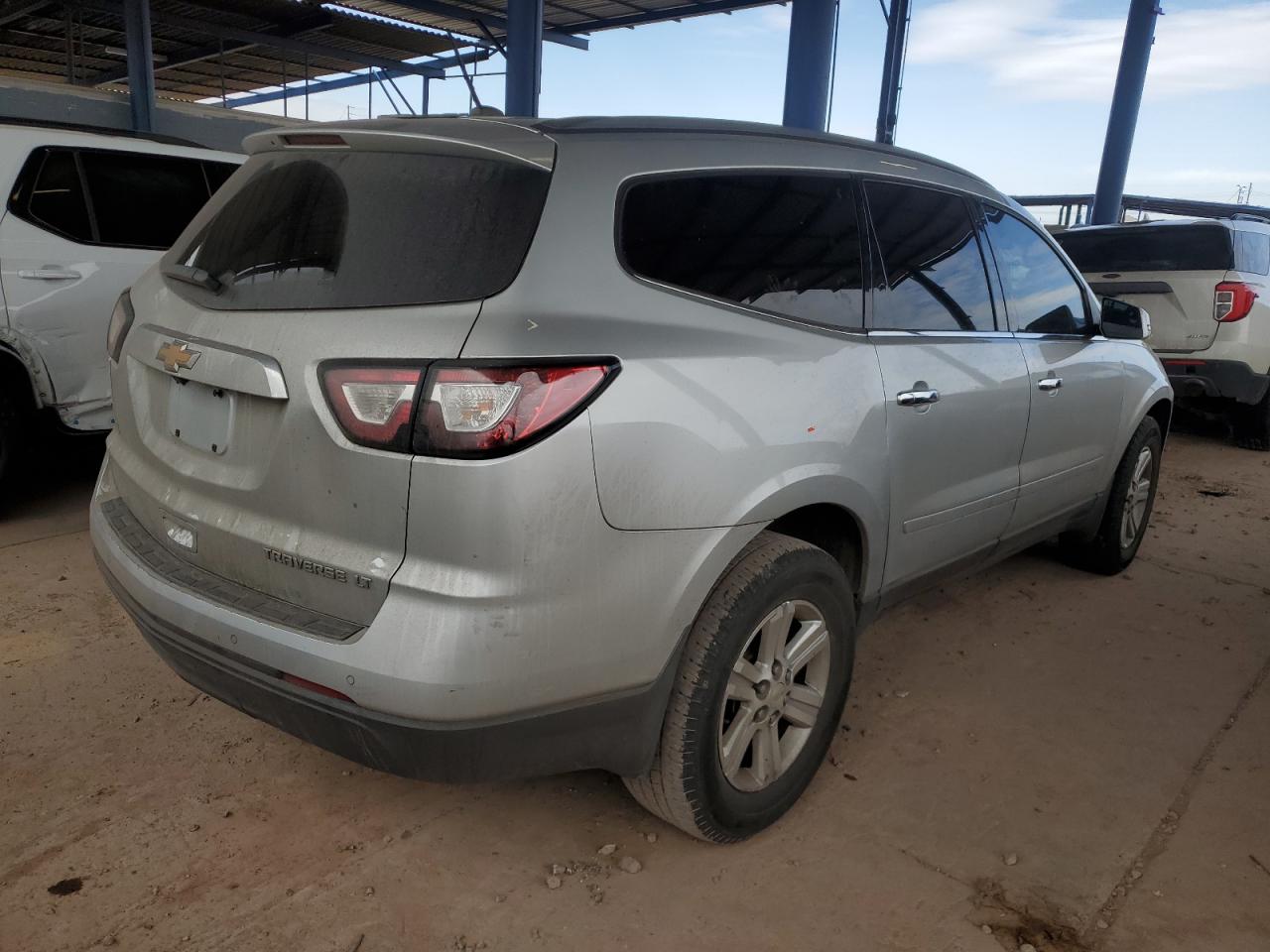 2013 Chevrolet Traverse VIN 1GNKRGKD3DJ146438 Copart auction photo, side damage thumbnail 3