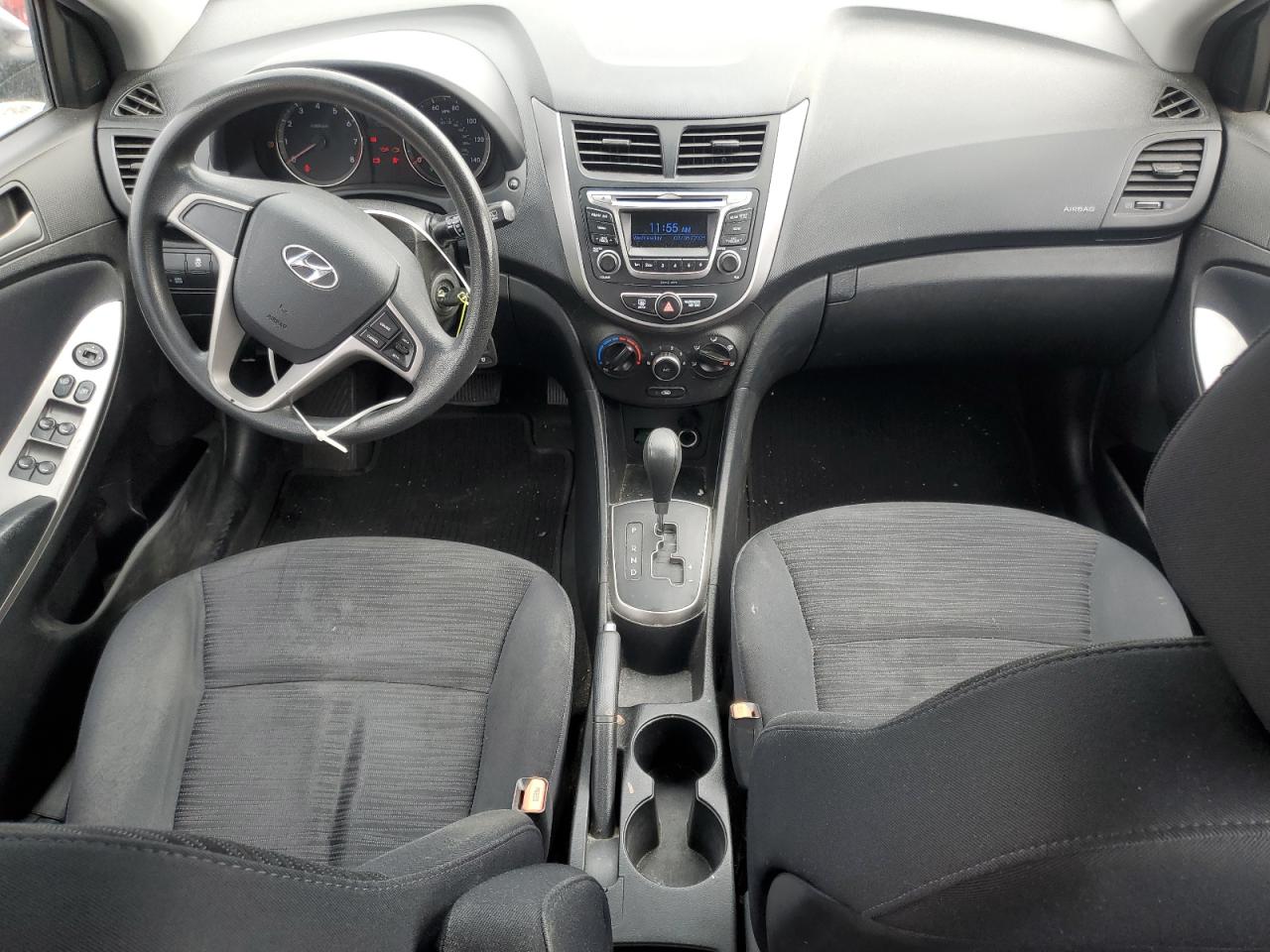 2016 Hyundai Accent VIN KMHCT5AE1GU237266 Copart auction photo, front end damage thumbnail 8