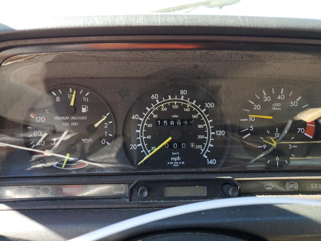 1990 Mercedes-Benz 190 (W201) VIN WDBDA29D9LF688953 Copart auction photo, rear end damage thumbnail 9