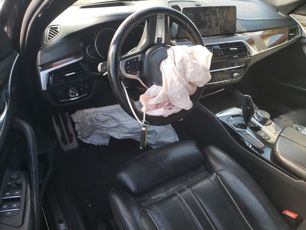2017 BMW 5er VIN WBAJA7C33HG904294 Copart auction photo, front end / minor dent/scratches damage thumbnail 8