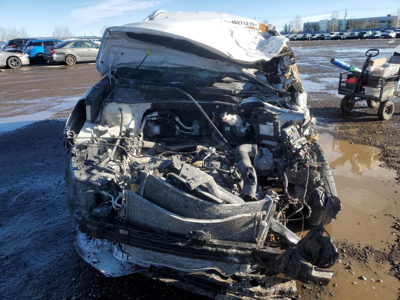 2019 Hyundai Tucson VIN KM8J3CA44KU997462 Copart auction photo, front end / undercarriage damage thumbnail 5