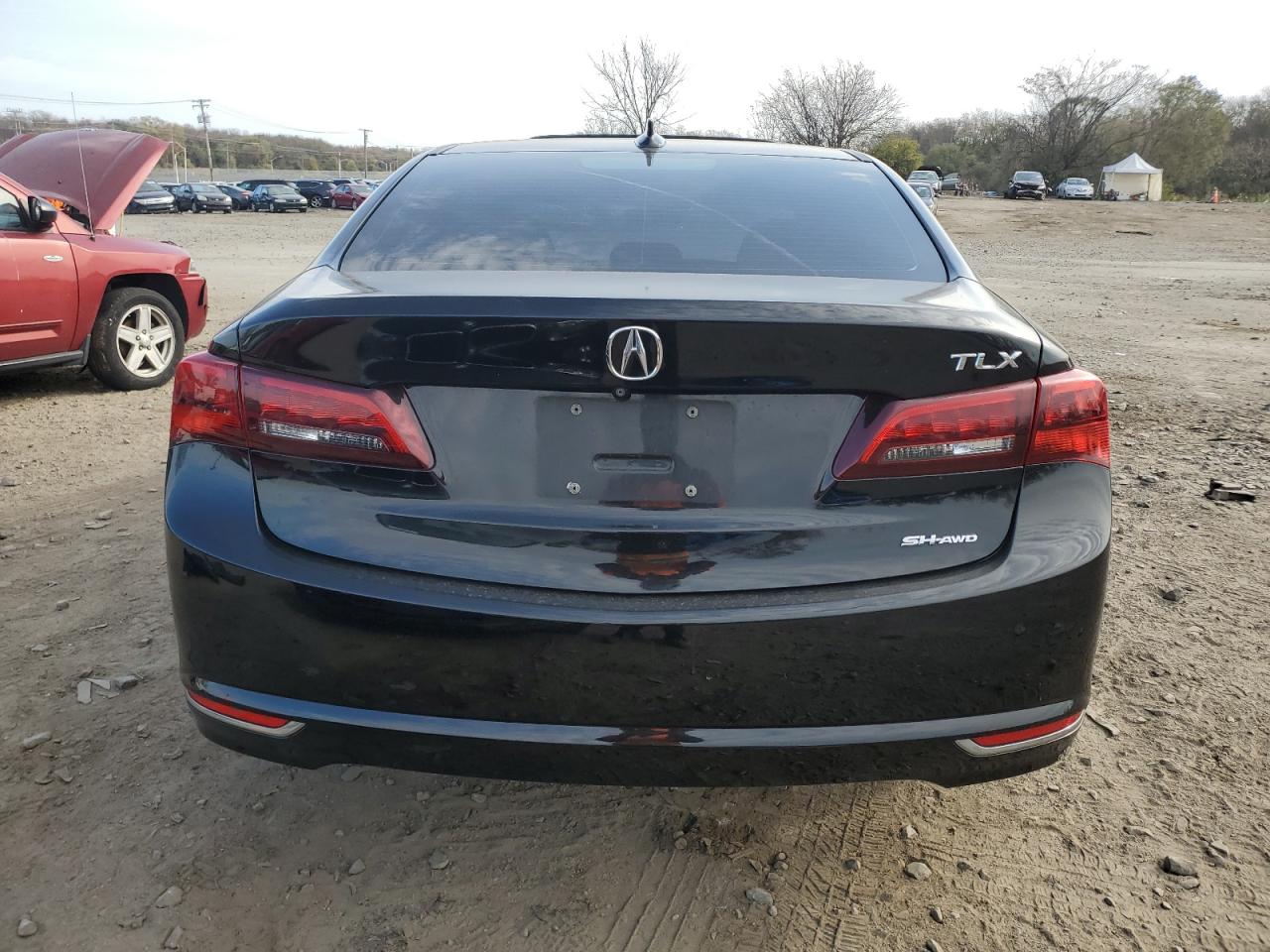 2016 Acura TLX VIN 19UUB3F50GA001624 Copart auction photo, front end / side damage thumbnail 6