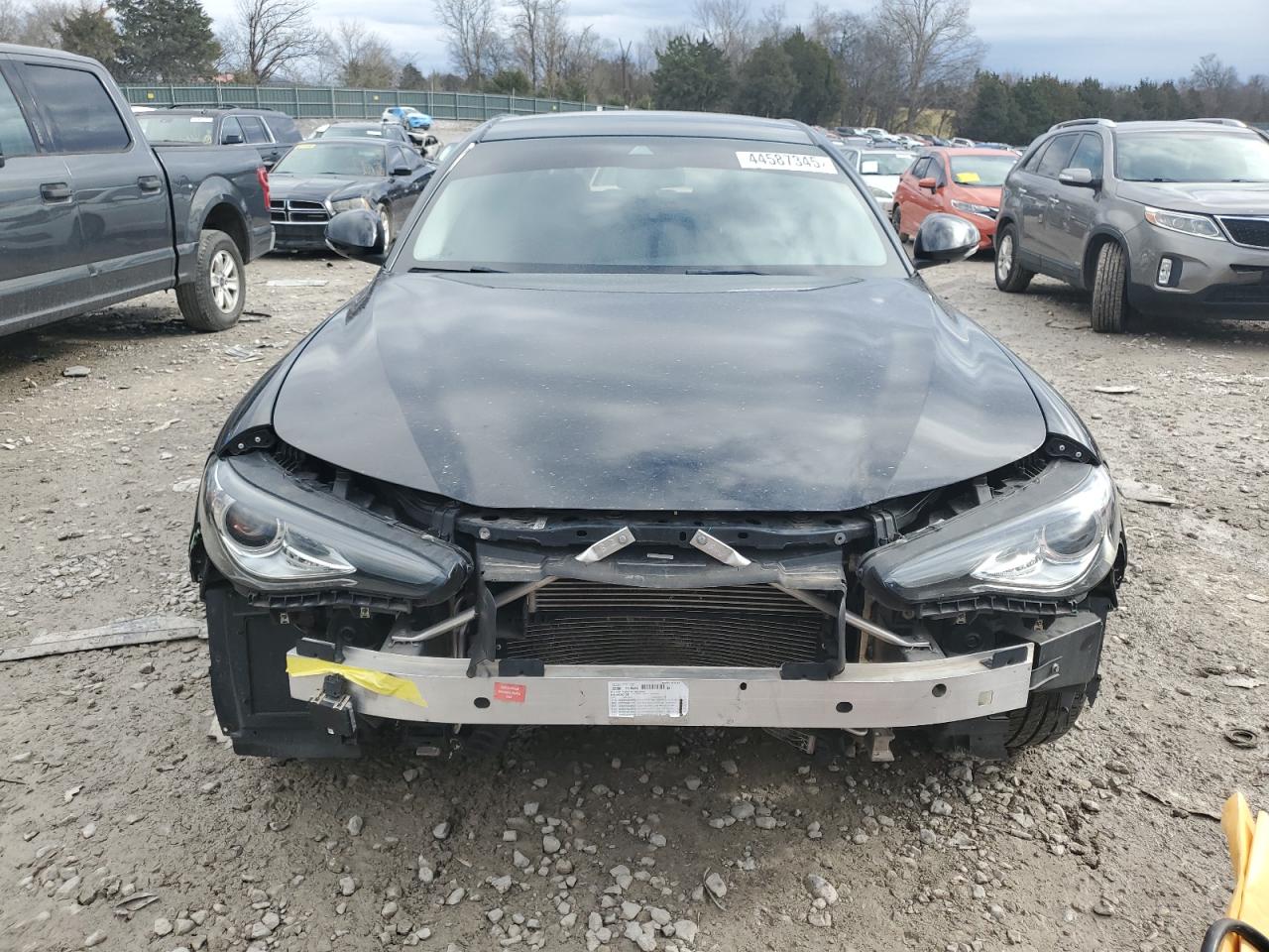 2021 Alfa Romeo Giulia VIN ZARFANBN1M7644185 Copart auction photo, front end damage thumbnail 5