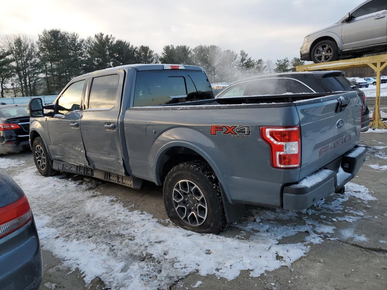 2020 Ford F-150 VIN 1FTFW1E54LKD69486 Copart auction photo, side damage thumbnail 2