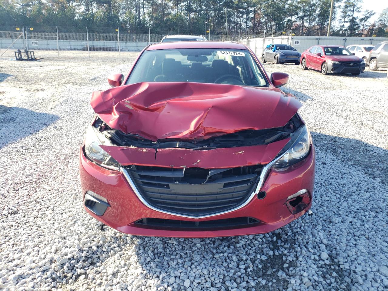 2015 Mazda 3 VIN 3MZBM1U72FM224979 Copart auction photo, front end / minor dent/scratches damage thumbnail 5