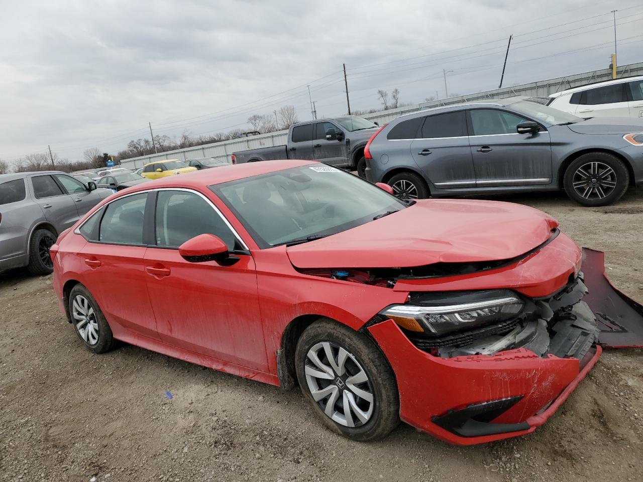2024 Honda Civic VIN 2HGFE2F26RH511416 Copart auction photo, front end damage thumbnail 4