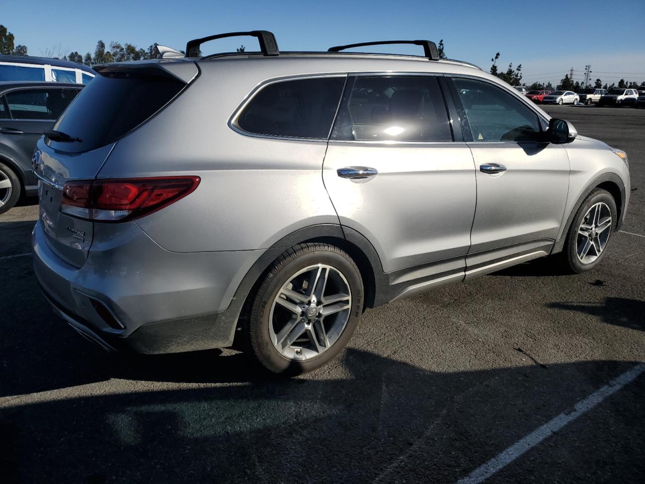 2017 Hyundai Santa Fe VIN KM8SR4HF2HU202160 Copart auction photo, minor dent/scratches damage thumbnail 3