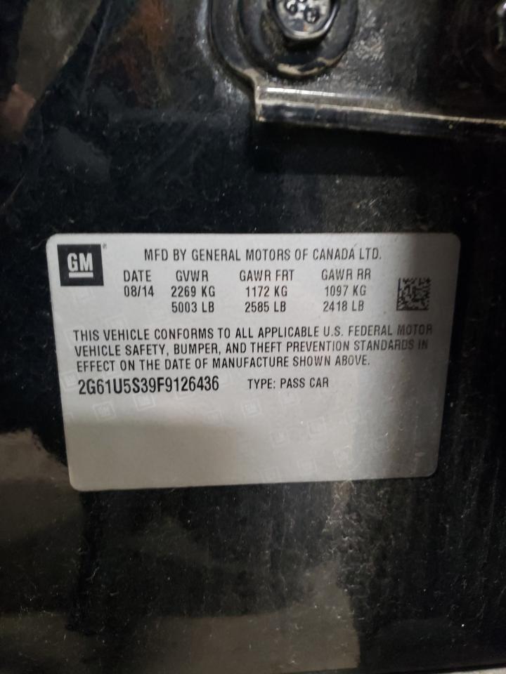 2015 Cadillac XTS VIN 2G61U5S39F9126436 - Copart auction photo